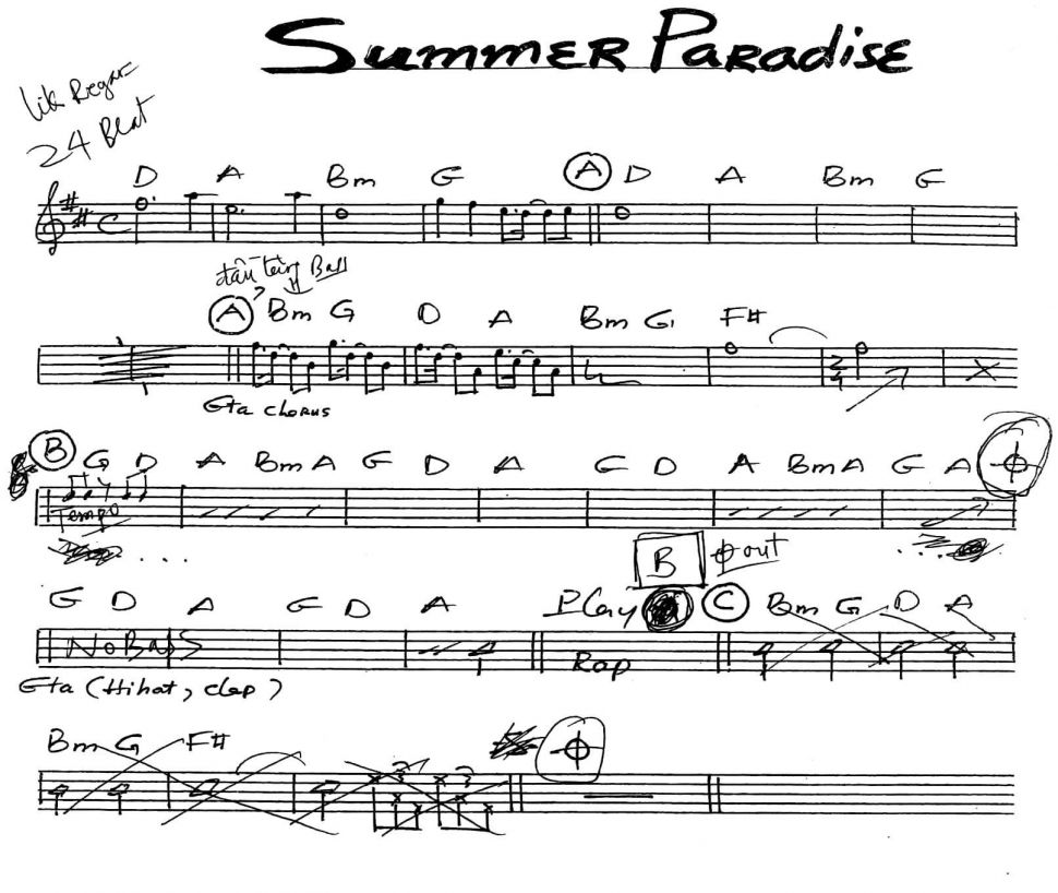 Summer Paradise sheet