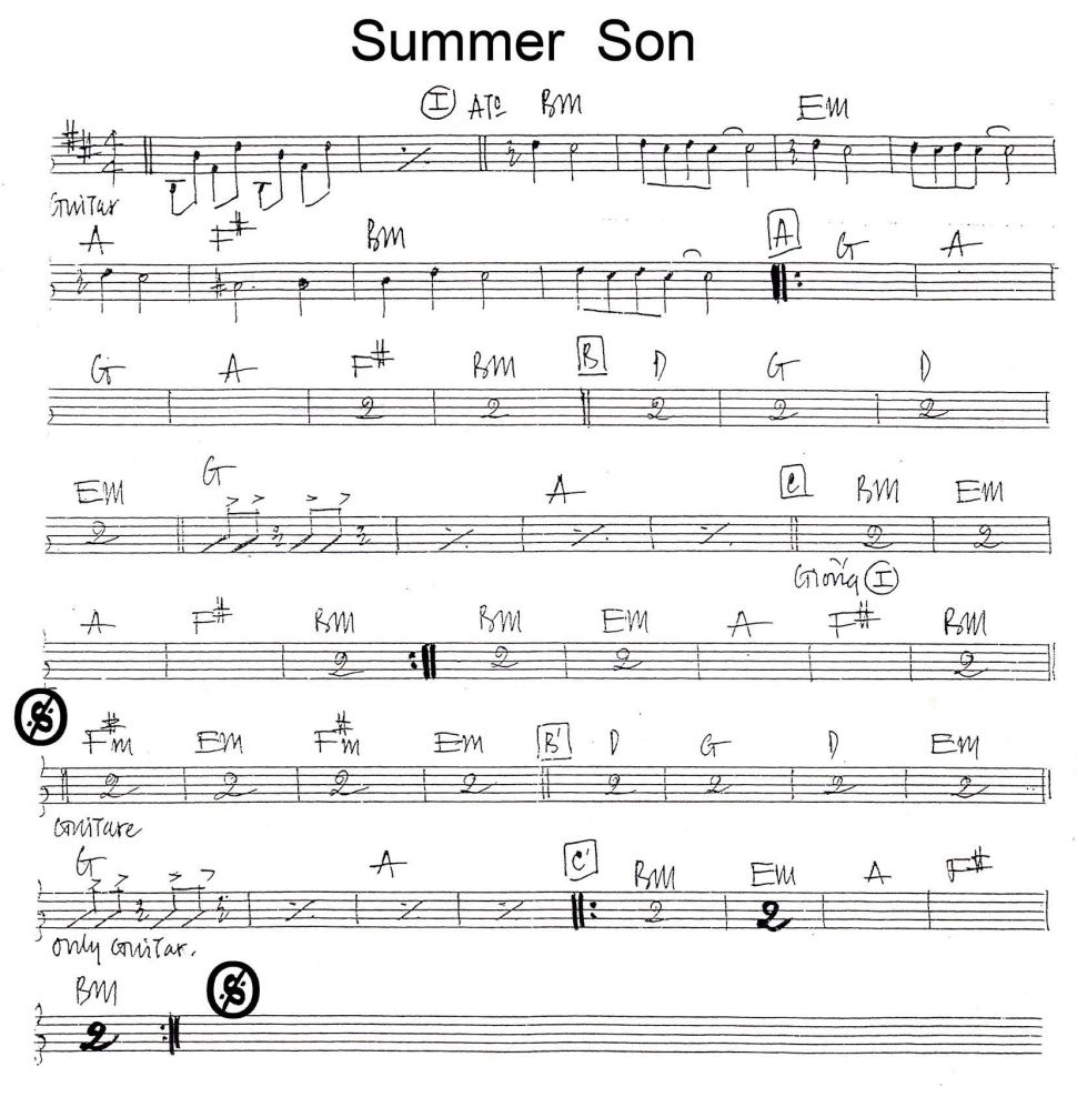 Summer Son sheet