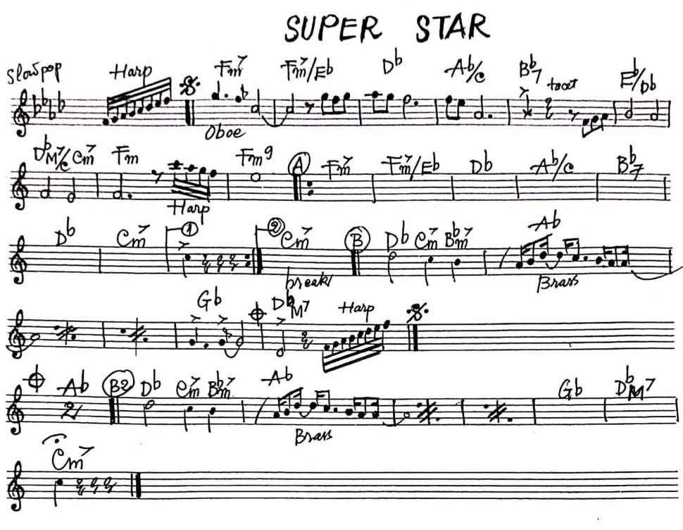 Super Star sheet