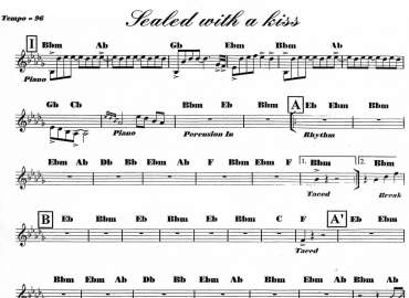 Sealed With A Kiss sheet