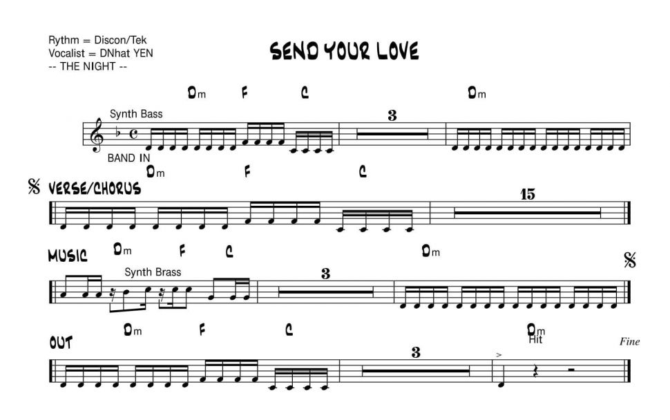 Send Your Love sheet