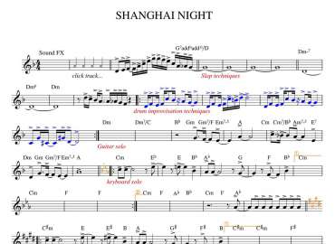 Shanghai Night sheet