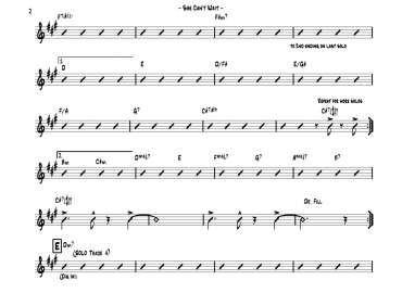 She Cna't Want sheet