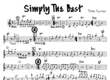 Simply The Best sheet