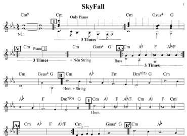 Sky Fall sheet