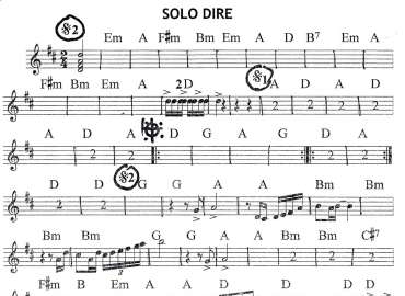 Solo Dire sheet