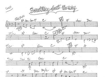 Something About The Way sheet