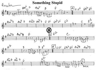 Somthing Stupid sheet