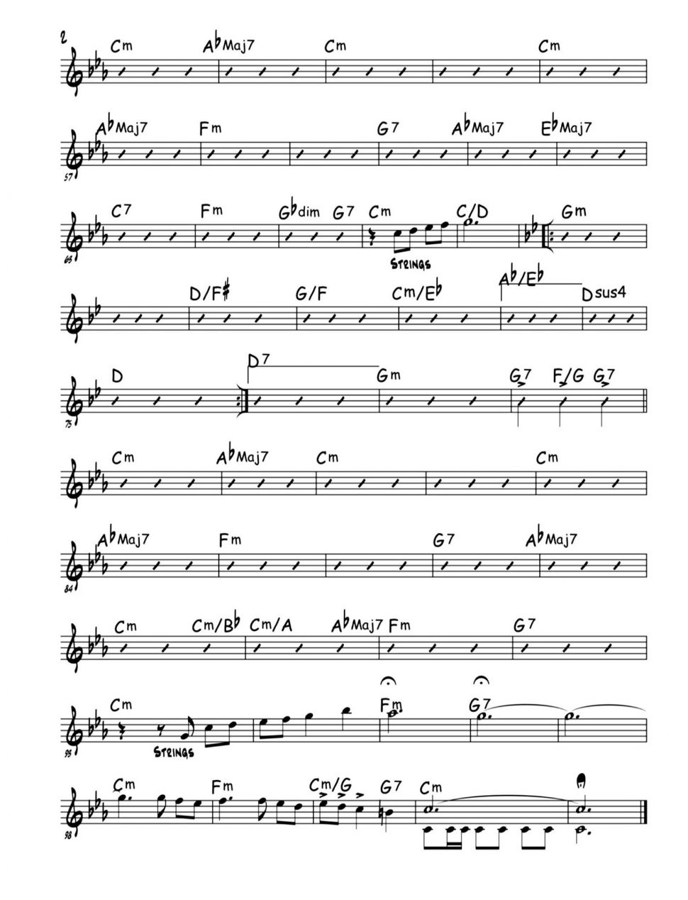 Sorry Seems To Be sheet