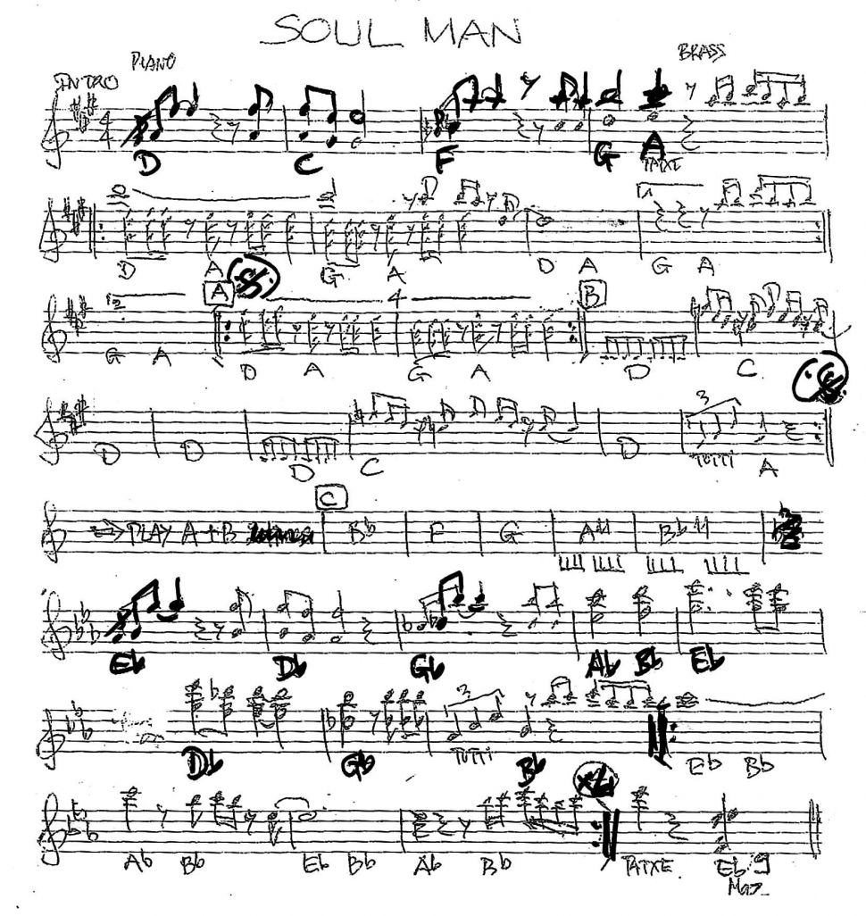 Soul Man sheet
