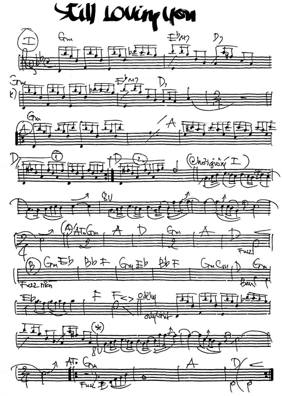 Still Loving You sheet