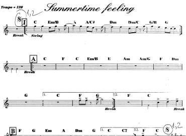 Summertime Feeling sheet