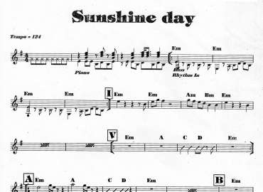 Sunshine Day sheet