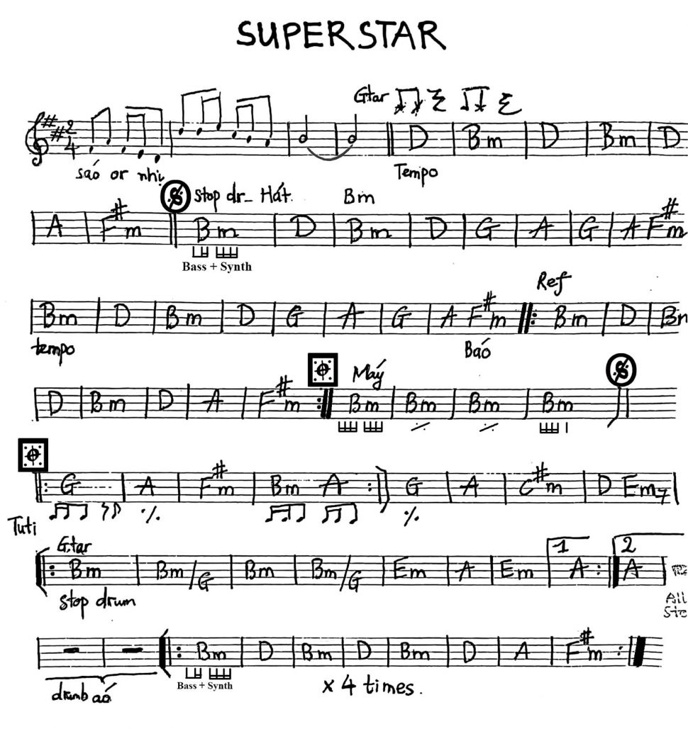 Superstrar sheet