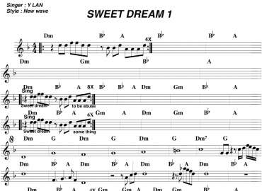 Sweet Dream 1 sheet