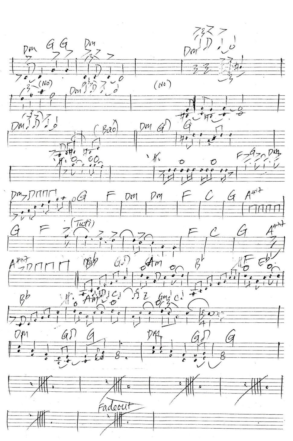 Save The Last Dance For Me sheet