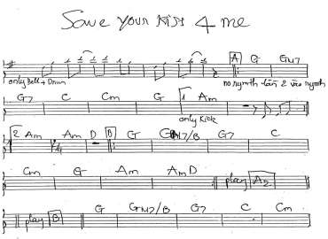 Save Your Kiss For Me sheet