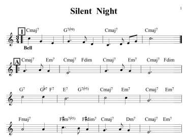 Silent Night sheet