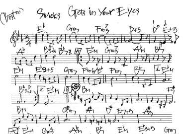 Smoks Gets In Your Eyes sheet