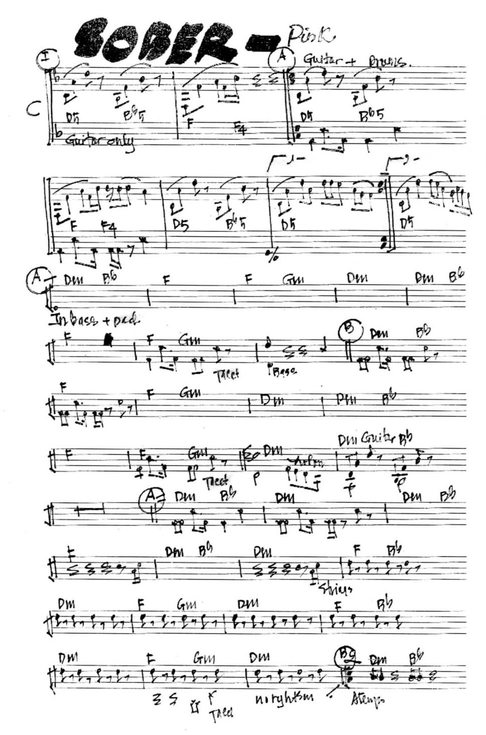 Sober - Pink sheet