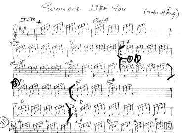 Some One Like You sheet