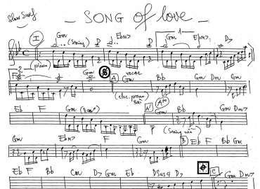 Song Of Love sheet