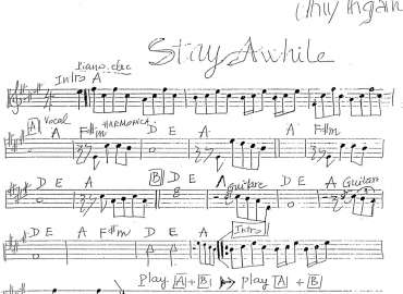 Stay Awhile sheet