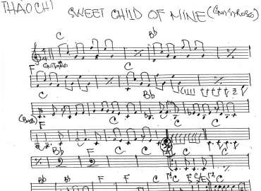 Sweet Child Of Mine sheet