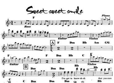 Sweet Sweet Smile sheet