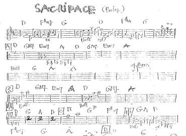 Sacriface sheet