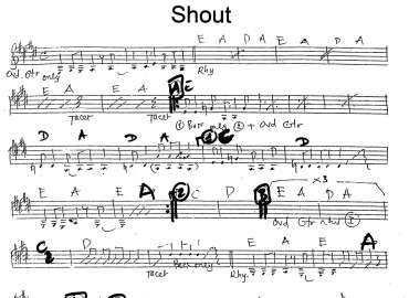 Shout sheet