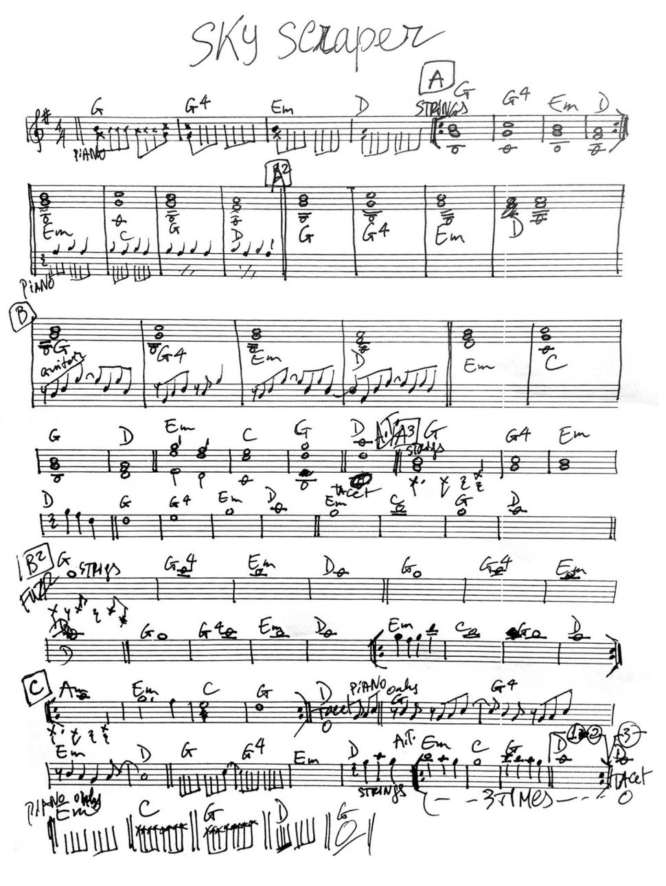Sky Scraper sheet