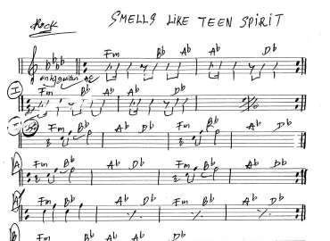 Smells Like Teen Spirit sheet