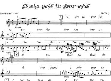 Smoke Gets In Your Eyes sheet