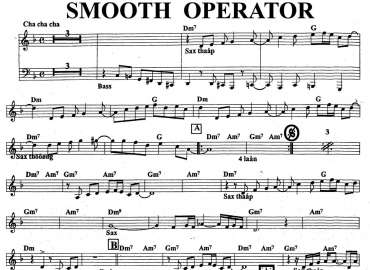 Smooth Operator sheet