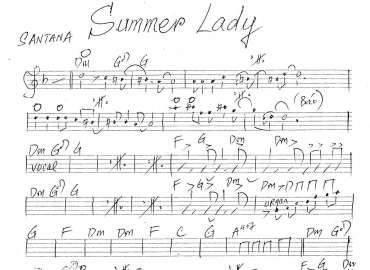Summer Lady sheet