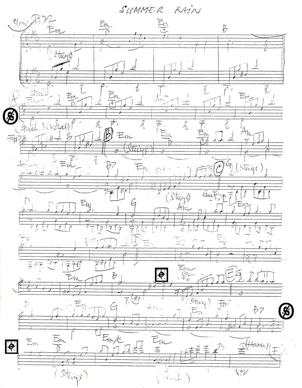 Summer Rain sheet