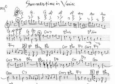 Summer Time In Venice sheet