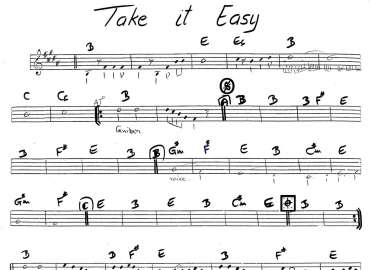 Take It Easy sheet