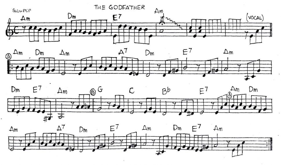 The Godfather sheet
