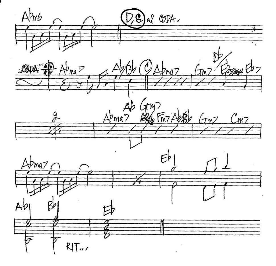 The House Of The Rising sheet