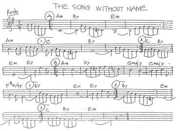 The Song Without Name sheet