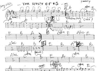 The Story Of Us sheet