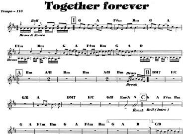 Together Forever sheet