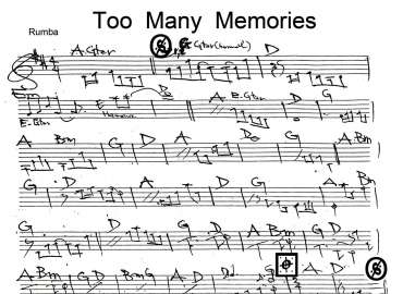 Too Many Memories sheet