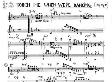 Touch Me When Were Dancing sheet