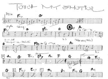 Touch My Emotion sheet