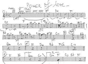 Power Of Love sheet 