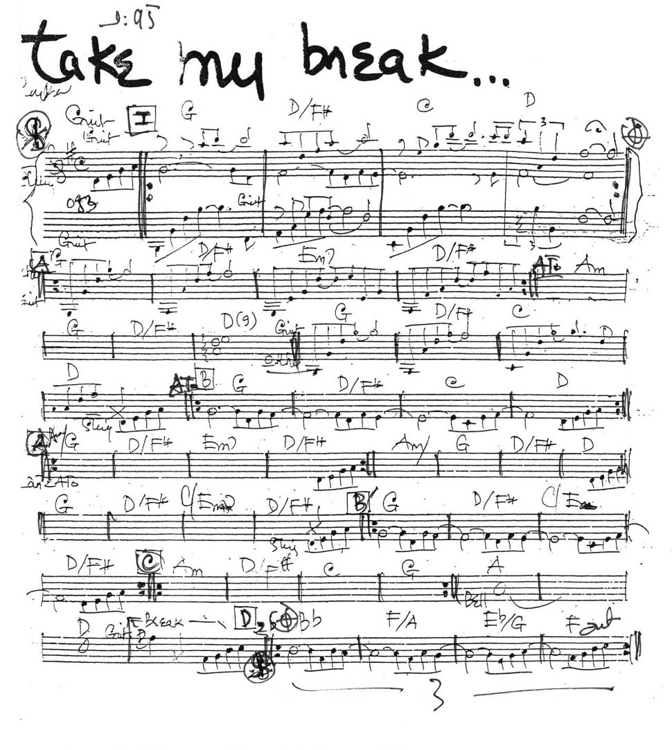 Take My Break sheet