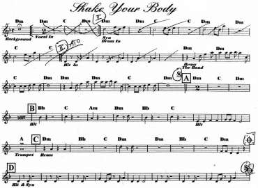 Take Your Body sheet